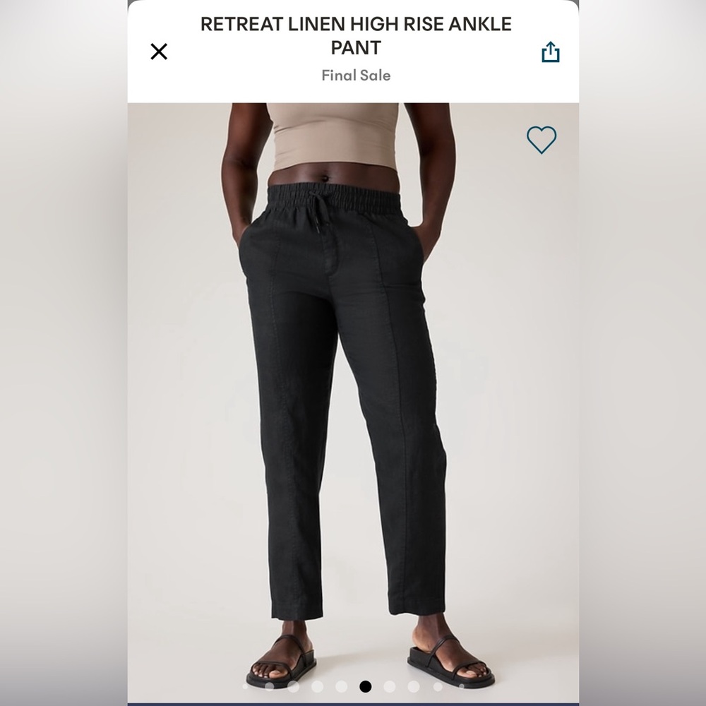 Athleta linen pants